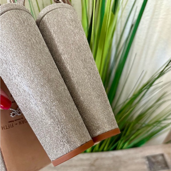 ANTONIO MELANI Born On Fifth Glittering Silver Platform Heels - Picture 7 of 12